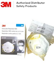 3M 8210V N95 ชนิดมีวาล์ว (10ชิ้น) หน้ากากป้องกันฝุ่น 3M Valved PM2.5 8210V 8210 (เอ็น95)