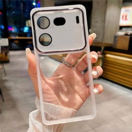 Street Wear Electroplating Transparent Phone Case Suitable For iQOO 12 Pro 2023 iQOO12 Soft Thin Cam