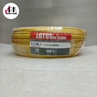 Kabel LOTUS NYA 1.5mm 15mm 100 Yard LOTUSKU 1x1.5 1x15 1.5 15 100Y