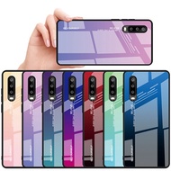 Ultra Thin Housing Coque Case For Huawei Y5 Y9 Y6 Prime Y7 Pro 2019 2018 Phone Case Hard Tempered Gl