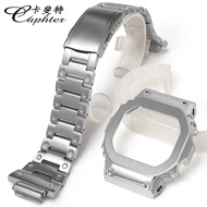 สายนาฬิกาแบบเปลี่ยนได้ Caphter 5600 สี่เหลี่ยมเล็ก ชิ้นส่วนเสริม GSHOCK โมเดล DW5600 GWB5600 หน้าปัด