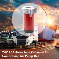 Air Compressor 12V/24V Air Pump Air Horn Compressor Kit for Any Vehicle Trucks Lorries Trains Yachts