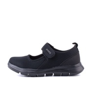 LARRIE Kasut Perempuan BLACK Kasual Sporty Slip-On Flats - L62226-KN01SV-1-BLACK