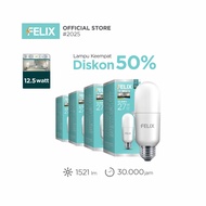 FELIX PREMIUM LED 12.5W White 4Pcs Super Bright 90% Economical Light Bulb Equivalent to 153W 3 Year 