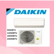 (READY  STOCK)Daikin iSMILE ECO  Inverter air conditioner single split /system 1 9k/12k/18k/24k BTU 