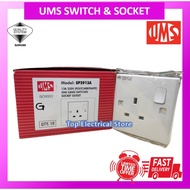 UMS 2913 SWITCH SOCKET OUTLET 13A / MAXVI SOKET SUIS 1G PLUG UMS (SIRIM)