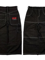 American Style JNCO Unisex Y2K Wide Leg Jeans Skateboard Loose Hip Hop Embroidery Trendy Loose Pants