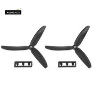 1 pair 5030 3-Blades Direct Drive Propeller Prop CW/CCW for RC Airplane Aircraft (Black)