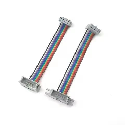FC to DC3 2.54MM Pitch IDC Color Flat Cable LED Screen Connection JTAG Download Line 10/20/40/60/80/