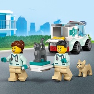 LEGO City Animal Rescue Ambulance 60382 Toy Block Gift Animal Rescue for Boys and Girls Ages 4 and U
