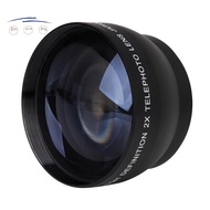 52mm 2X Magnification Telephoto Lens for Nikon AF-S 18-55mm 55-200mm Lens Camera