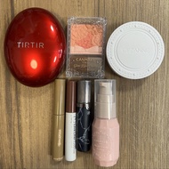 二手化妝品  cezanne tirtir canmake girlcult love liner 粉底 粉餅 妝前乳 腮紅 染眉膏 色號見p2