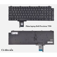 Dell Precision 7550, 7560, 7750, 7760 laptop Keyboard (With Light)