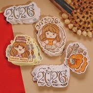2026 Journal Vinyl Die-Cut Stickers - illustrations | for planner, notebook, journal covers