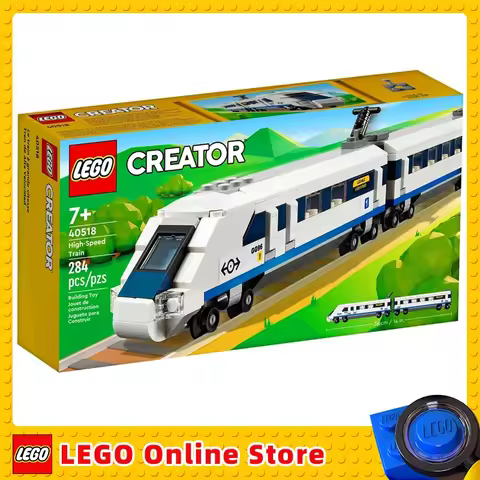 LEGO Creator High-Speed Train 2 Connected Carriages One of Which Contains The Driver’s Compartment a