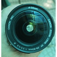 Canon 28-80mm ultrasonic lens