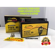 MARI-MARI TENGOK MOTORCYCLE BATTERY, BATTERY YTX7A-BS(X-FINO)(DRY) GOOD QUALITY