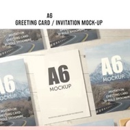 (One sided) A6 A5 CARD PRINTING | 260gsm ART CARD | wedding card | invitation Card Customized Printi