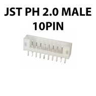 1Pcs Housing Connector Connector JST PH2.0 PH 2.0 10Pin 10 pin Male straight