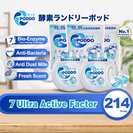 BUNDLE SALE | Poddo 3in1 Bio-Enzyme 15g/pod Laundry Capsule 2Tubs + 3 Refill Packs - Universal