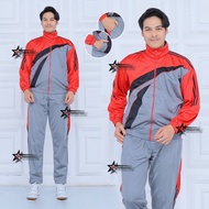 Setelan trening Jaket Olahraga Universal Pria Wanita Running Jogging Sport / Seragam kelompok dan se