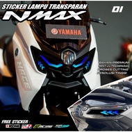 CODE 01 NMAX TURBO/NEO MOTORCYCLE LIGHT EYEBROW VARIATION STICKER - NMAX TURBO/ NEO MOTORCYCLE LIGHT