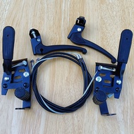 ✨Ready Stock✨Wheelchair Brake Assembly Handbrake Brake Cable Handlebar with Screw Full Set Manual Wheelchair Rear Big Wheel Parking Accessories