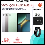 VIVO IQOO Pad5 Mediatek Dimensity 9300+ 12.1 inches/ IQOO Pad5 Pro Mediatek Dimensity 9400+ 13.0 inc