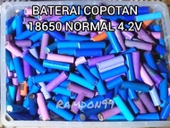 Baterai Copotan 18650 Normal 3.7V - 4.2V