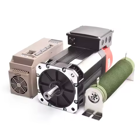 2.2kw 6000rpm Servo Motor Kits Permanent Magnet CNC Spindle Servo Motor for Cnc Drive Ac Servo High 