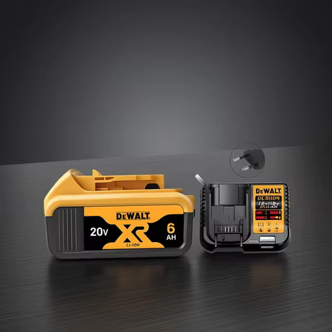 100% Genuine Dewalt 20V Battery,5AH 6AH Rechargeable Lithium Ion Battery, Dewalt DCB200 DCD805 Power