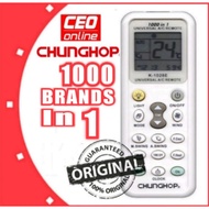 CEO 🇲🇾 Universal Aircond Remote Control 100% Original CHUNGHOP 1000 in 1 For All Brands All Models A