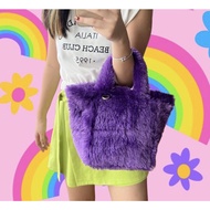 FUR PILLOW BAG size 36x23x17CM