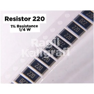 Resistor 220 ohm smd 1206 - Resistor smd 1206 220 ohm 