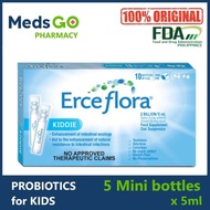 ERCEFLORA KIDDIE probiotics para sa mga bata - 5 mini bote x 5mL