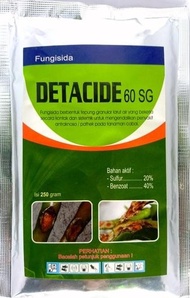Ready Fungisida Detacide 60Sg 250Gr Sulfur &amp; Benzoat High Quality