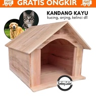 KAYU Ern KANANG KUING Dog's House Is Plastic With Wooden Marmot 9R