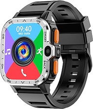 New 4G LTE PGD Android Smart Watch GPS 16G/64G ROM HD Dual Camera SIM Card Bluetooth WIFI Sport Tracking Smartwatch (Black, RAM4G ROM64G)