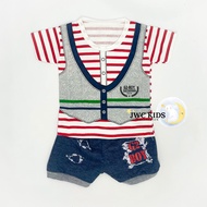 [COD] FX.KIDS Setelan baju bayi 6 sampai 12 bulan baju bayi 0 bulan sampai 6 bulan baju bayi laki laki umur 1 tahun baju anak murah halus denim gambar ROMPI SALUR TUXEDO ANAK keren animasi jas pesta kaos baju anak laki G2-BOY cowok halus denim