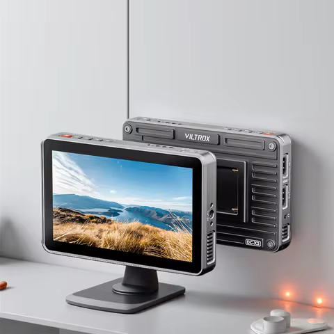 VILTROX 6 Inch 4K 2000Nits Highlight Portable Touchscreen Monitor DC-X2 DC-X3 with FHD 1080P IPS Dis
