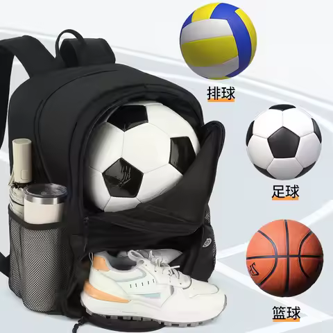 Backpack Football Bag, Waterproof Sports Equipment Bag, Outdoor Basketball Volleyball Bag, Convenien