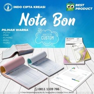 CETAK NOTA 1 RIM 3 PLY / RANGKAP (NOTA/ surat jalan , form ) 3ply 1rim