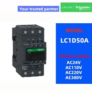 Original SchneIder Contactor LC1D50A M7C AC220V Q7C AC380V F7C AC110V 50A 50Hz/60Hz
