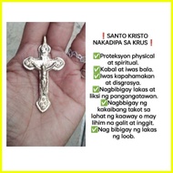 【hot sale】 Santo Kristo Krus Baliktaran Blessed Pendant Charm Protection