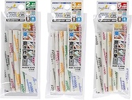 GodHand Kamiyasu-Sanding Stick 2mm, 3mm, 5mm Assortment Set 5 Types Pack of 3 for Plastic Models wit