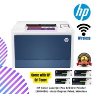 HP Color LaserJet Pro 4203dw Printer (5HH48A) - Auto Duplex Print, Wireless