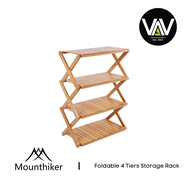 Mountainhiker Foldable 4 Tiers Storage Rack