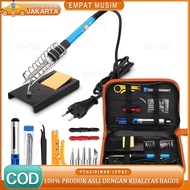 PAKET SOLDER LENGKAP 60 WATT DAN AKSESSORIS CEPAT PANAS SUHU BISA DIATUR Solder Listrik 1 Set 60 Wat