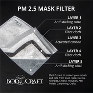 Mask Filter PM2.5 Protective Filter 5 Layers Replaceable Anti Haze Filters for Face Masks