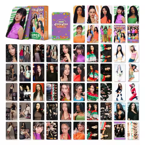 92Pcs/Set Idol KATSEYE New Series 2026 Season's Greetings Lomo Cards Stickers Daniela Yoonchae Lara 